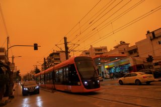 Σκόνη από την Αφρική στον ουρανό της Αθήνας